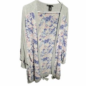 Lane Bryant floral sheer kimono Size 14/16